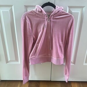 Juicy Couture Light Pink Velour Hoodie